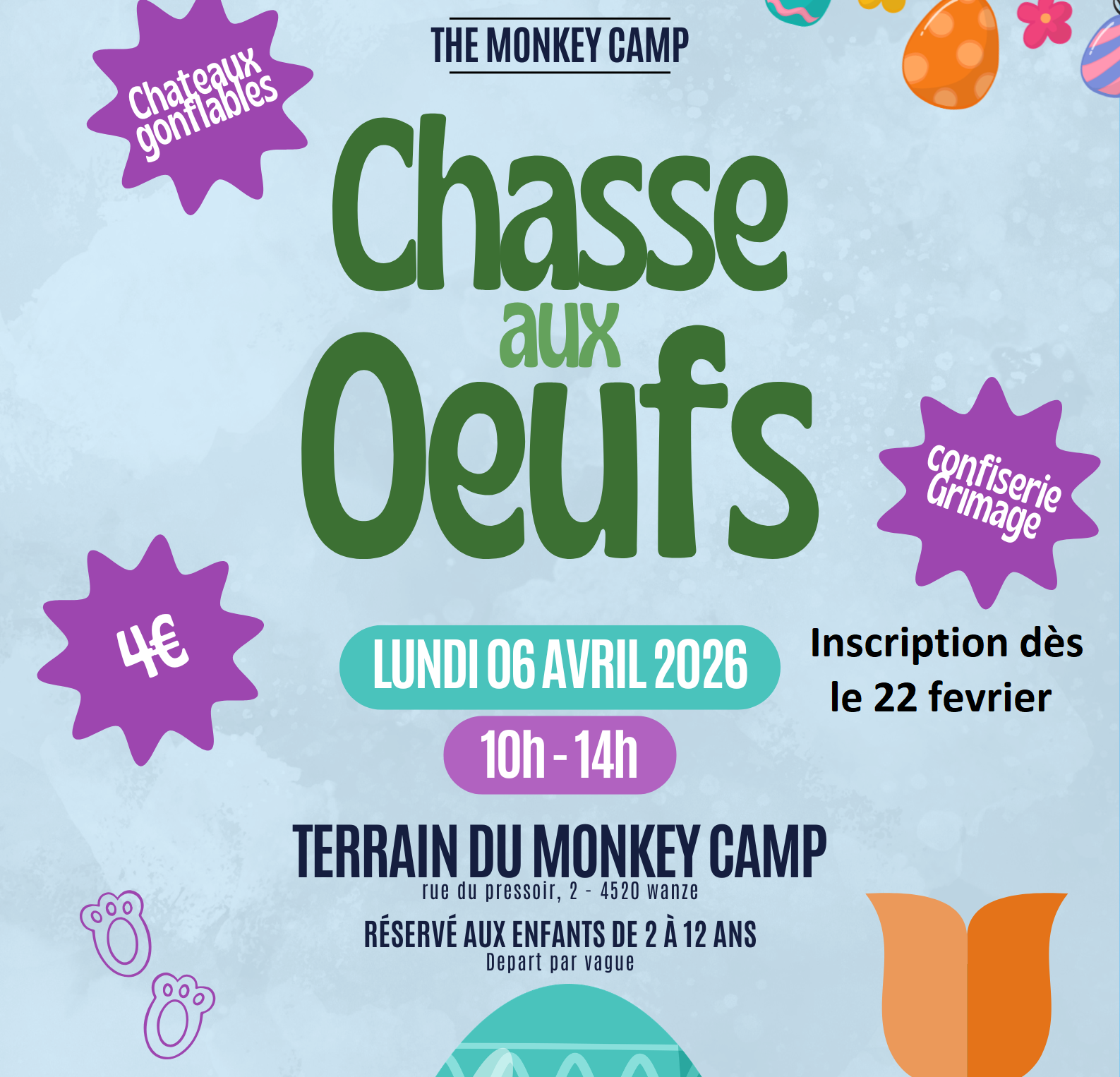 THE MONKEY CAMP – CENTRE DE LOISIRS